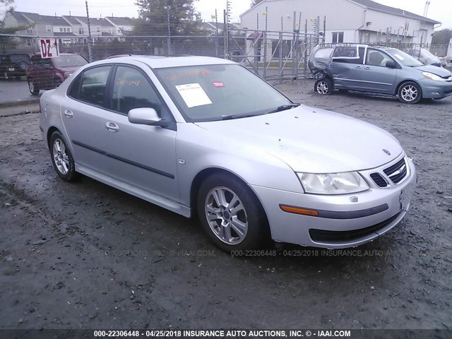 YS3FD49Y371113663 - 2007 SAAB 9-3 2.0T ვერცხლისფერი ფოტო 1