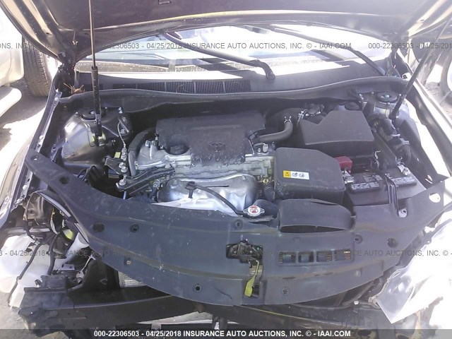4T1BF1FK0HU766770 - 2017 TOYOTA CAMRY LE/XLE/SE/XSE GRAY photo 10