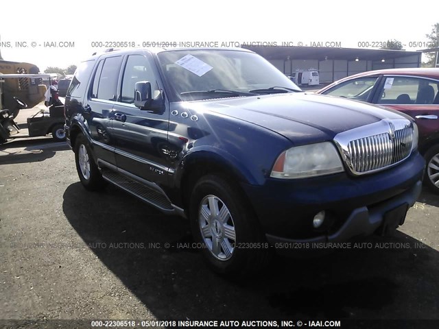 5LMEU68H55ZJ00291 - 2005 LINCOLN AVIATOR BLUE photo 1