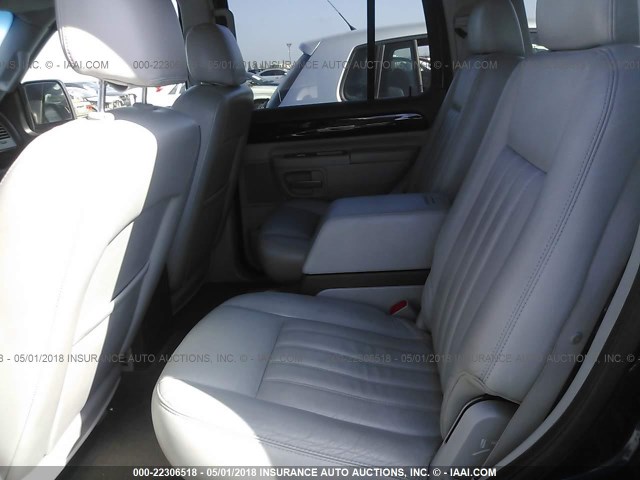 5LMEU68H55ZJ00291 - 2005 LINCOLN AVIATOR 蓝色 照片 8