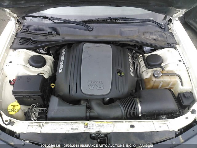 2B3CA8CT5AH304292 - 2010 DODGE CHARGER R/T CREAM photo 10