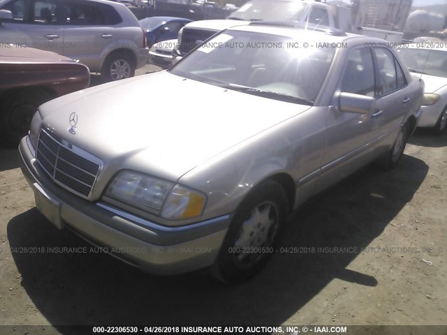 WDBHA28E6VF598108 - 1997 MERCEDES-BENZ C 280 BEIGE photo 2