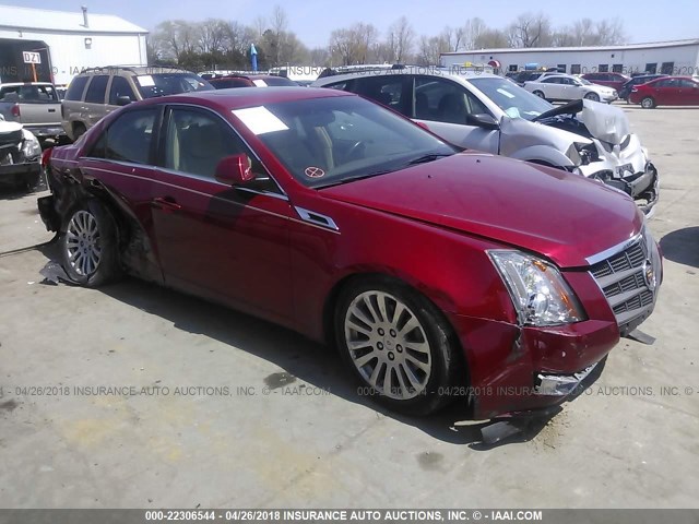 1G6DL5ED3B0131320 - 2011 CADILLAC CTS PERFORMANCE COLLECTION RED photo 1