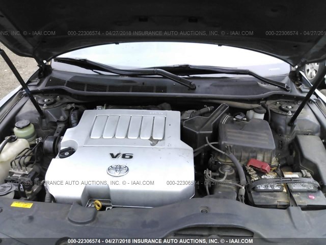 4T1BK46K97U003710 - 2007 TOYOTA CAMRY NEW GENERAT LE/XLE/SE GRAY photo 10