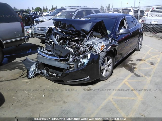 1G1ZC5E13BF155650 - 2011 CHEVROLET MALIBU 1LT 黑色 照片 2
