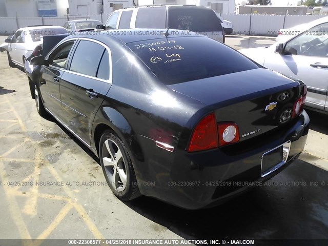 1G1ZC5E13BF155650 - 2011 CHEVROLET MALIBU 1LT 黑色 照片 3