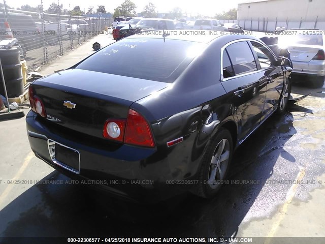 1G1ZC5E13BF155650 - 2011 CHEVROLET MALIBU 1LT 黑色 照片 4
