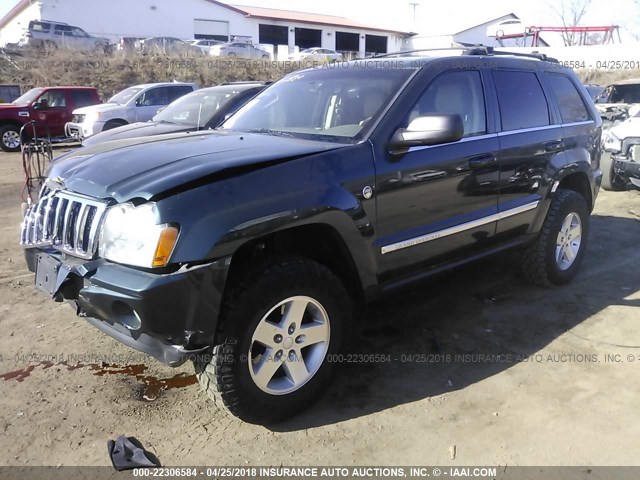 1J4HR58255C647862 - 2005 JEEP GRAND CHEROKEE LIMITED GRAY photo 2