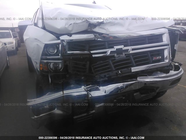 3GCUKSEC6EG260500 - 2014 CHEVROLET SILVERADO K1500 LTZ WHITE photo 6