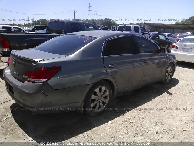 4T1BK36B26U127813 - 2006 TOYOTA AVALON XL/XLS/TOURING/LIMITED GRAY photo 4