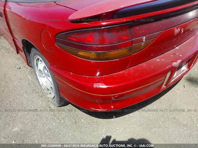 1G8ZH1270TZ198055 - 1996 SATURN SC2 RED photo 6
