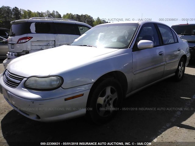 1G1NE52J53M722015 - 2003 CHEVROLET MALIBU LS 银色 照片 2