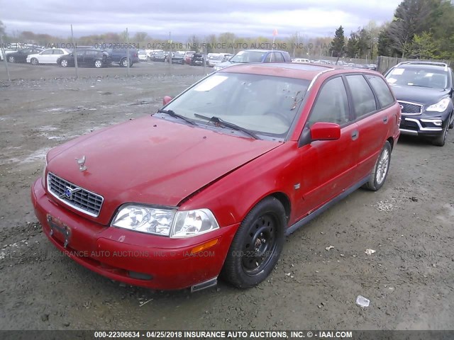 YV1VW27514F102874 - 2004 VOLVO V40 1.9T RED photo 2