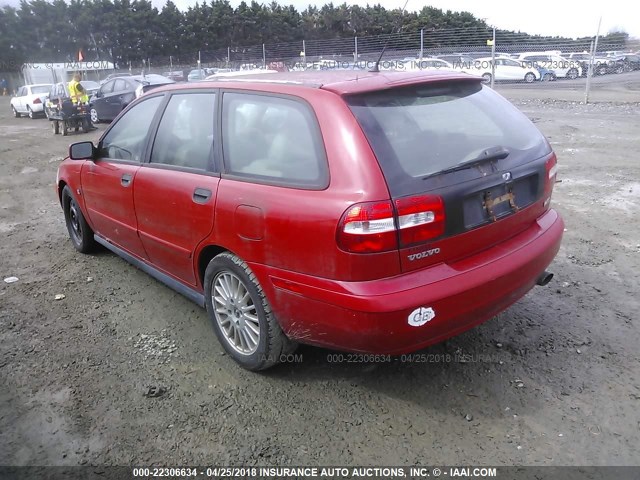 YV1VW27514F102874 - 2004 VOLVO V40 1.9T RED photo 3