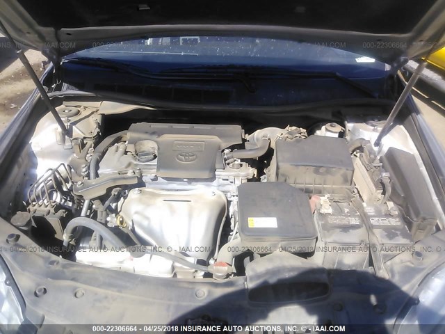 4T1BF1FK8GU516272 - 2016 TOYOTA CAMRY LE/XLE/SE/XSE SILVER photo 10