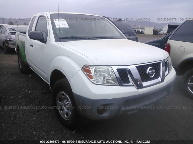 1N6BD0CT2FN745019 - 2015 NISSAN FRONTIER S/SV WHITE photo 1