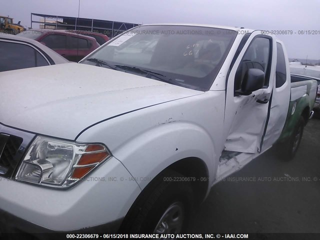 1N6BD0CT2FN745019 - 2015 NISSAN FRONTIER S/SV WHITE photo 6