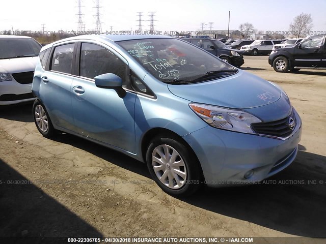 3N1CE2CP8FL422891 - 2015 NISSAN VERSA NOTE S/S PLUS/SV/SL/SR BLUE photo 1