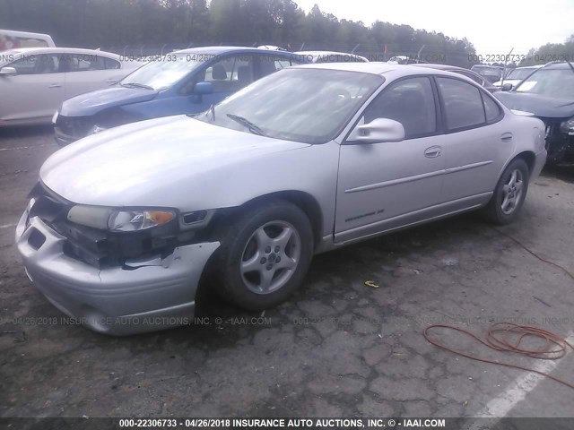 1G2WK52J32F225881 - 2002 PONTIAC GRAND PRIX SE SILVER photo 2