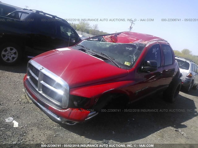 3D7LS38C95G773582 - 2005 DODGE RAM 3500 ST/SLT RED photo 2