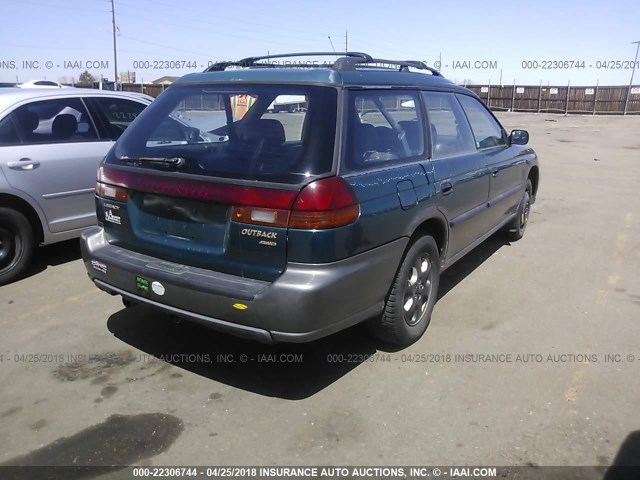 4S3BG6853W7600230 - 1998 SUBARU LEGACY 30TH ANN OUTBACK/LTD/SPT GREEN photo 4