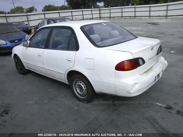 1NXBR12E0YZ396492 - 2000 TOYOTA COROLLA VE/CE/LE 白色 照片 3