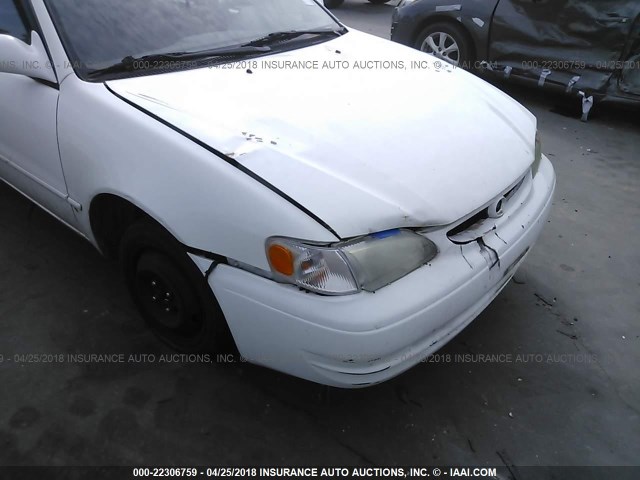 1NXBR12E0YZ396492 - 2000 TOYOTA COROLLA VE/CE/LE 白色 照片 6