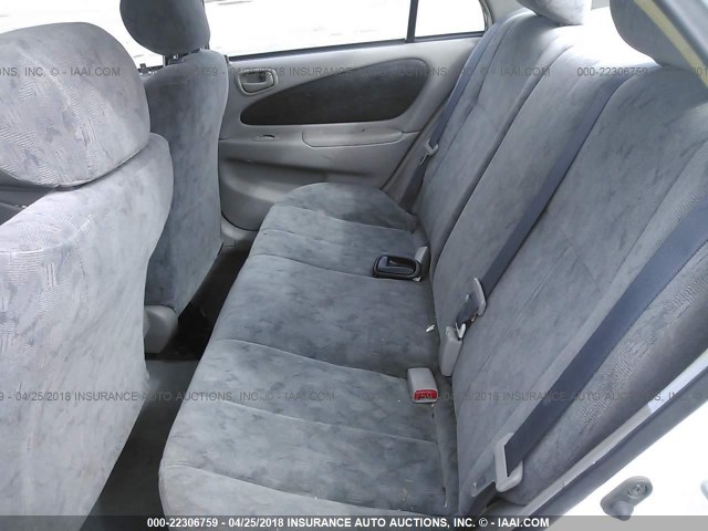1NXBR12E0YZ396492 - 2000 TOYOTA COROLLA VE/CE/LE 白色 照片 8