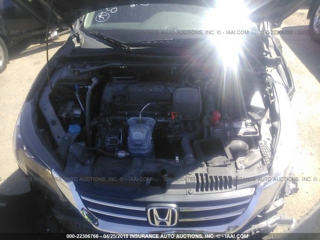 1HGCR2F86EA260322 - 2014 HONDA ACCORD EXL BROWN photo 10