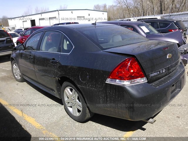 2G1WB5E33G1114263 - 2016 CHEVROLET IMPALA LIMITED LT BLACK photo 3