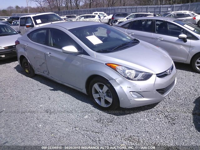 KMHDH4AE3DU991474 - 2013 HYUNDAI ELANTRA GLS/LIMITED SILVER photo 1