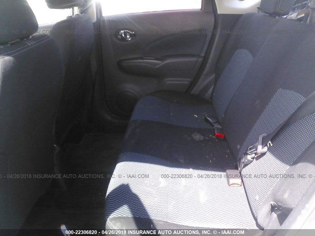 3N1CE2CP4GL397618 - 2016 NISSAN VERSA NOTE S/S PLUS/SV/SL/SR SILVER photo 8