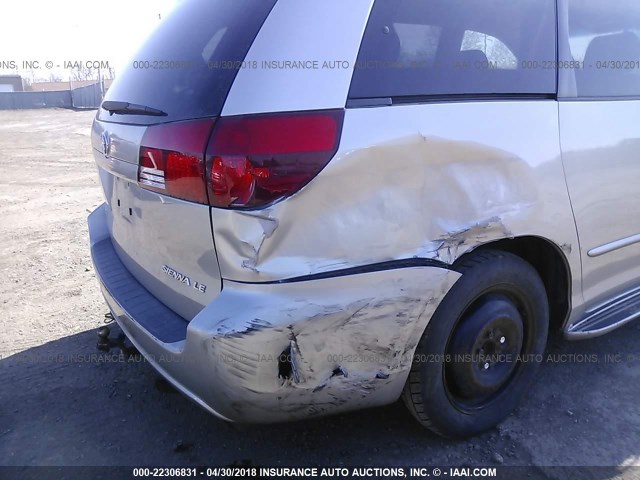 5TDZA23C45S248214 - 2005 TOYOTA SIENNA CE/LE SILVER photo 6