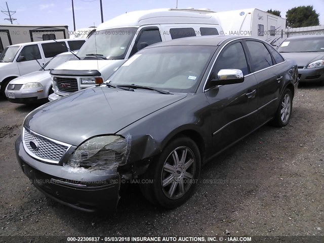 1FAFP25115G162727 - 2005 FORD FIVE HUNDRED LIMITED GRAY photo 2