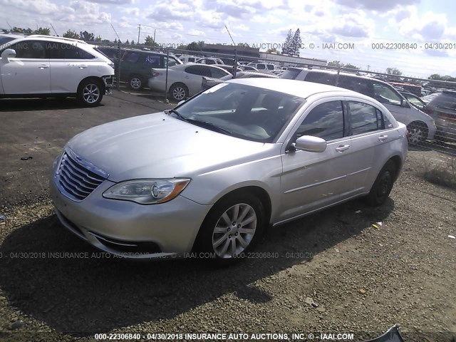 1C3CCBBB3CN191679 - 2012 CHRYSLER 200 TOURING SILVER photo 2