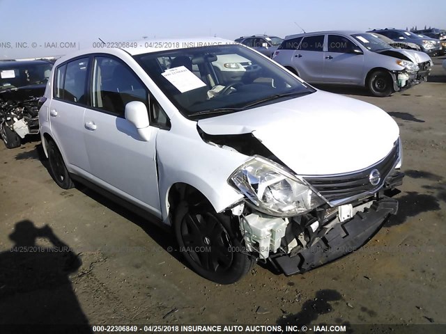 3N1BC1CP3BL494586 - 2011 NISSAN VERSA S/SL WHITE photo 1