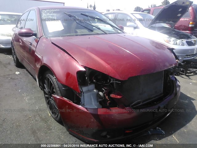 1N4AL11D55N483536 - 2005 NISSAN ALTIMA S/SL RED photo 1