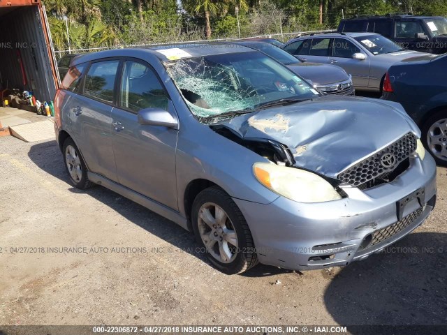 2T1KR32E83C159898 - 2003 TOYOTA COROLLA MATRIX XR BLUE photo 1