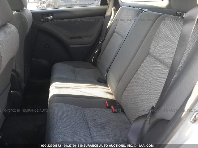 2T1KR32E83C159898 - 2003 TOYOTA COROLLA MATRIX XR BLUE photo 8