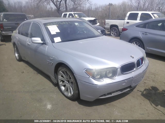 WBAGN63584DS52410 - 2004 BMW 745 LI SILVER photo 1