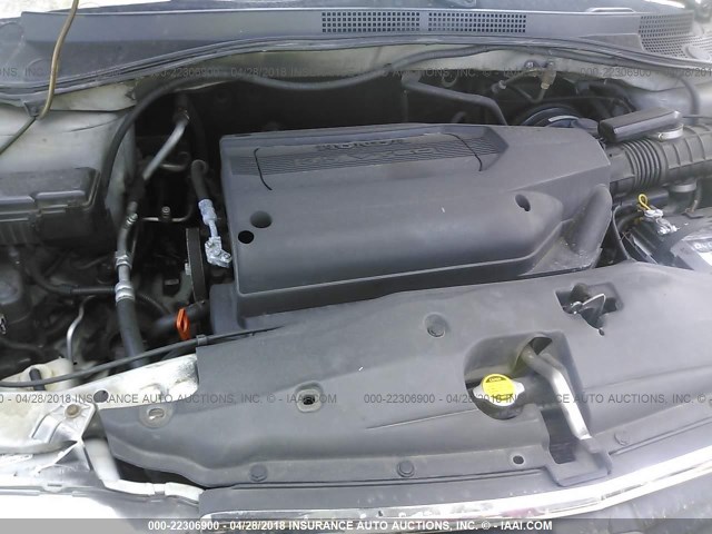 5FNRL18754B136394 - 2004 HONDA ODYSSEY EXL ყვითელი ფოტო 10