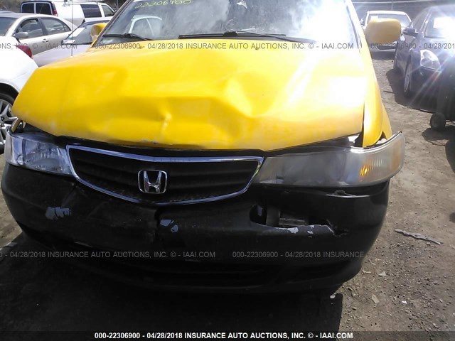 5FNRL18754B136394 - 2004 HONDA ODYSSEY EXL ყვითელი ფოტო 6
