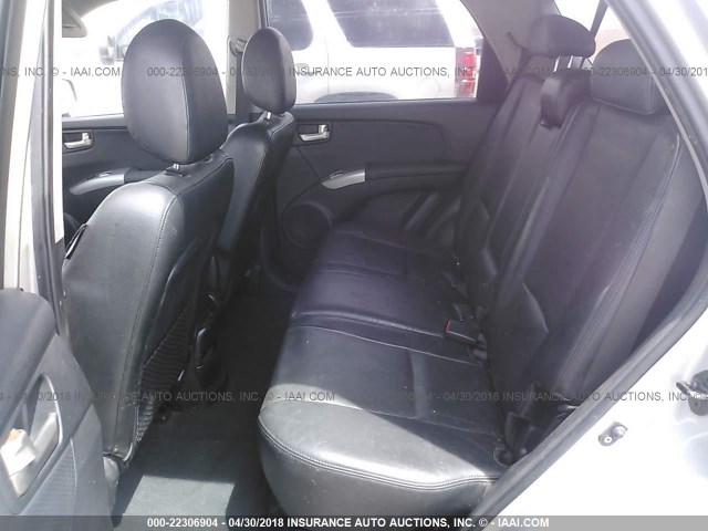 KNDJF723X77307079 - 2007 KIA SPORTAGE EX/LX SILVER photo 8