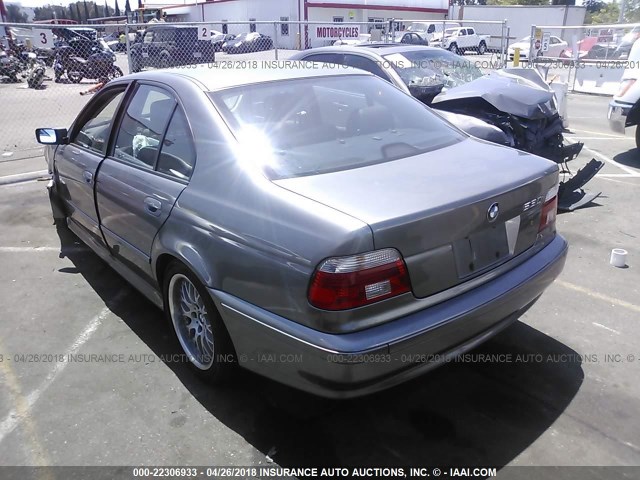 WBADT63493CK34941 - 2003 BMW 530 I AUTOMATIC GRAY photo 3