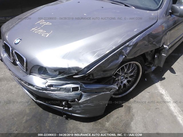 WBADT63493CK34941 - 2003 BMW 530 I AUTOMATIC GRAY photo 6