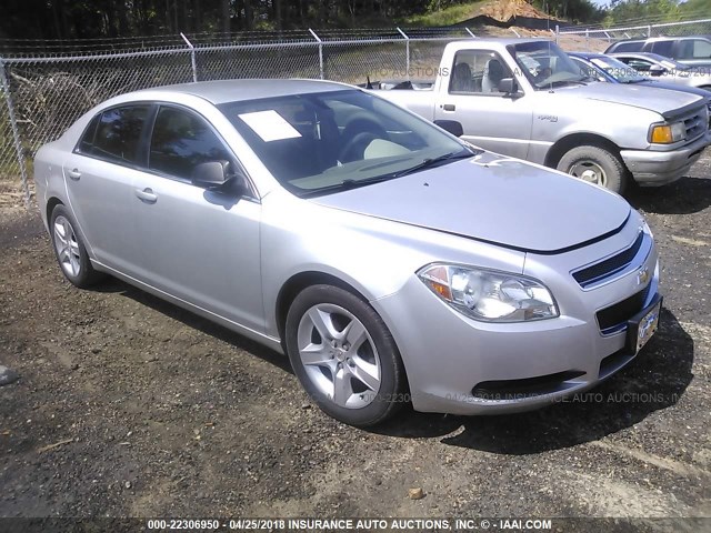 1G1ZA5EU2BF206619 - 2011 CHEVROLET MALIBU LS 银色 照片 1