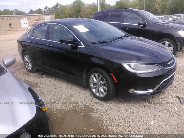 1C3CCCCB5FN710675 - 2015 CHRYSLER 200 C BLACK photo 1