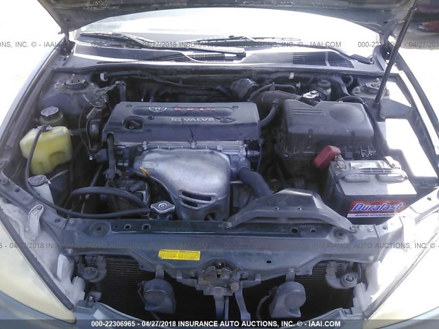 JTDBE32K720068681 - 2002 TOYOTA CAMRY LE/XLE/SE ლურჯი ფოტო 10