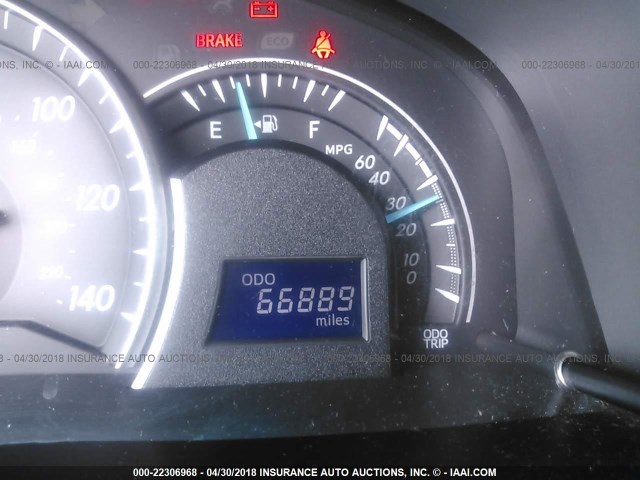 4T4BF1FK5CR180239 - 2012 TOYOTA CAMRY SE/LE/XLE BLACK photo 7