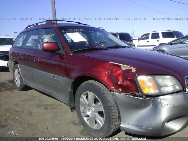 4S3BH815347600485 - 2004 SUBARU LEGACY OUTBACK H6 3.0 SPECIAL RED photo 6